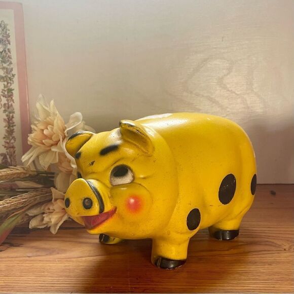 Vintage Other - Chalk Ware Piggy Bank Universal Statuary Company 1946 Vintage Collectible